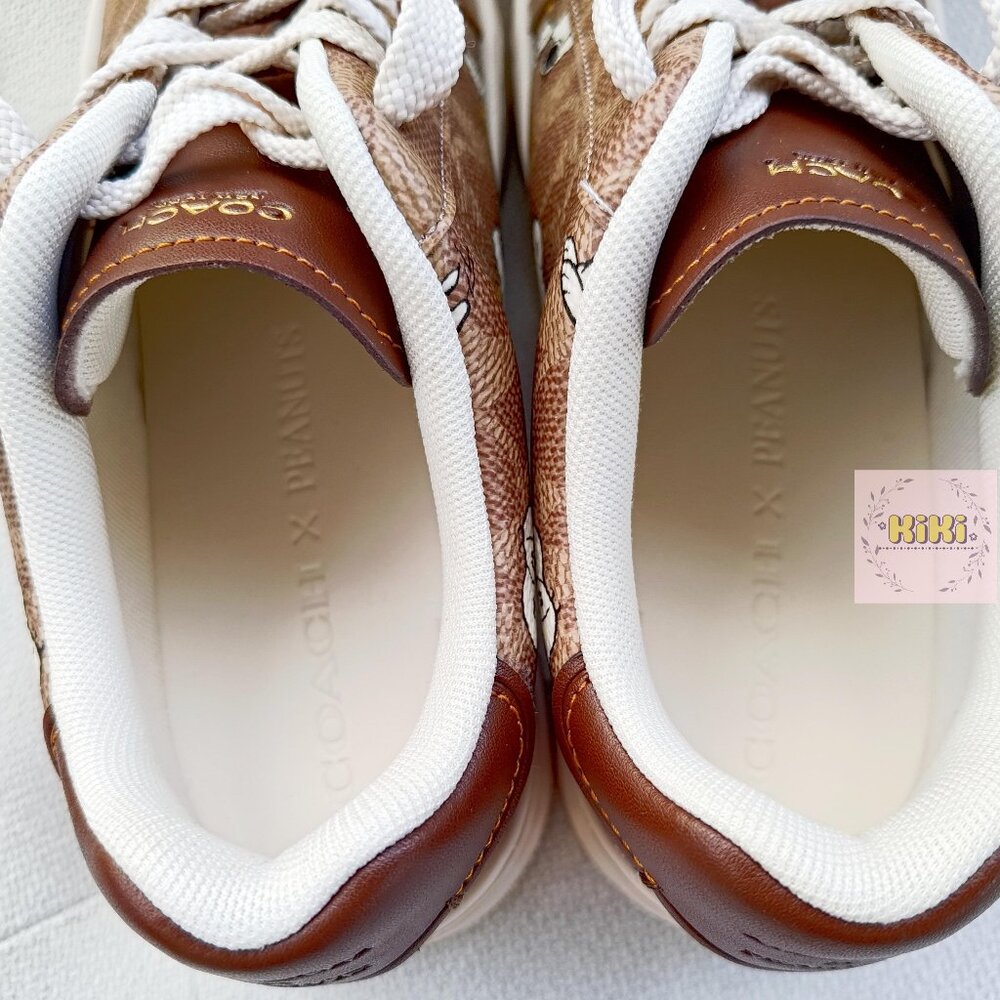 Coach X Peanuts High Line Sneaker In Signature Canvas With Snoopy Print CBZ77 - Picture 11 of 13